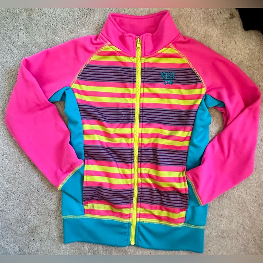 Nike girls size M therma fit zip-up